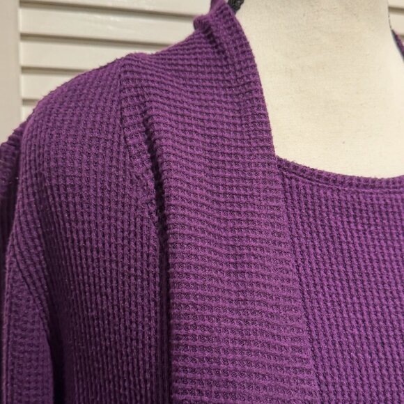 Chico’s Zenergy Purple Cardigan & Camisole Set – Size XL / 16-18 (Chico's 3) - Picture 7 of 13
